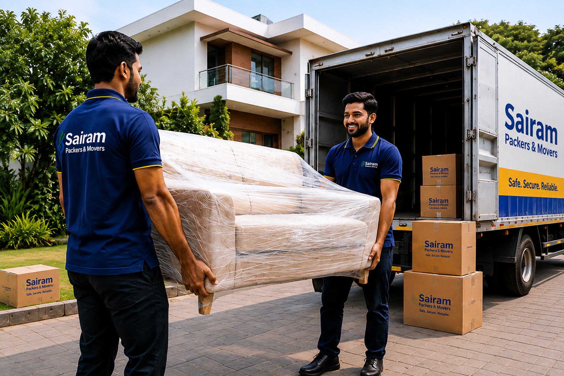 Secure packing & vehicle transport